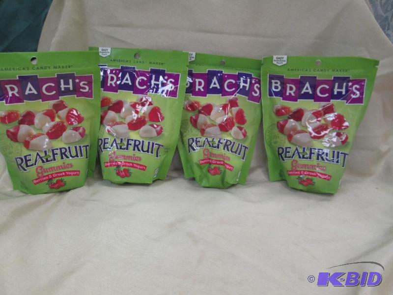 Qty 4 Brachs Real fruit Gummies Berries and G...