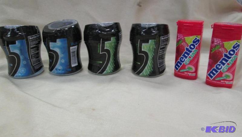 Qty 6 Wrigleys rain a tingling spearmint, co...