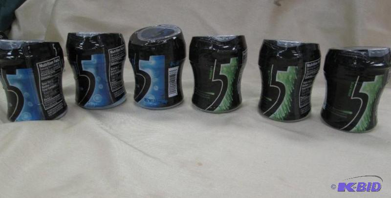 Qty 6 Wrigleys 5 Cobalt peppermint, and tingl...