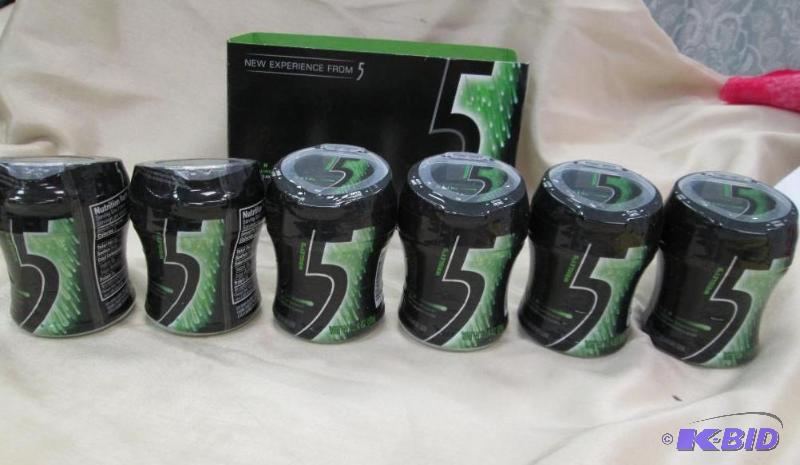 Qty 6 Wrigleys 5 Rain tingling spearmint...