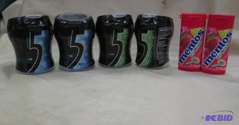Qty 6 Wrigleys 5 Cobalt peppermint, and tingl...