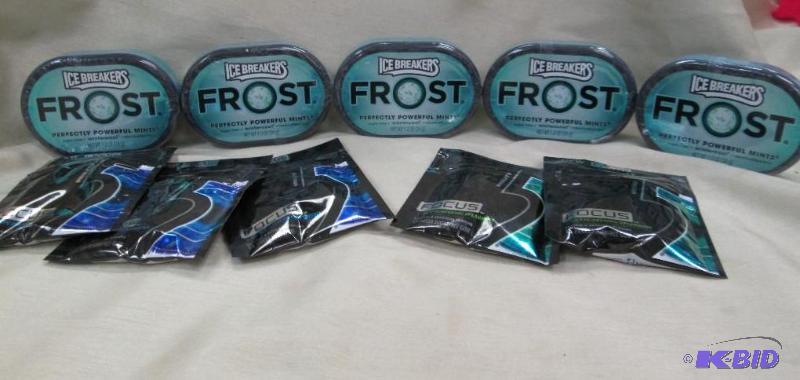 Qty 6 Wrigleys 5 Cobalt peppermint, and tingl...