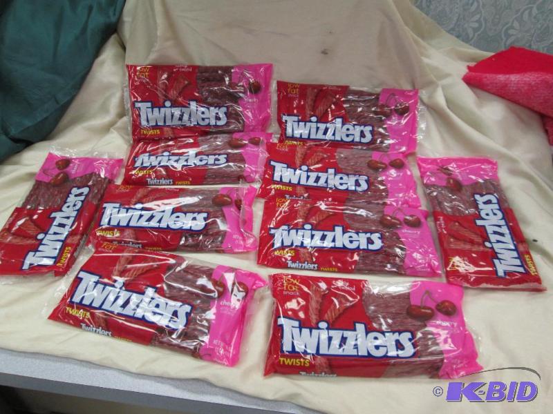 Qty 10 pkg of Twizzlers Cherry 16 oz Exp 102...