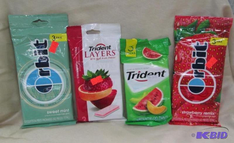 Qty 5 Wrigleys Trident watermelon twist, Trid...