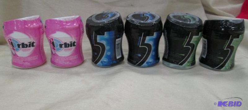 Qty 6 Wrigleys 5 Cobalt peppermint, tingling ...