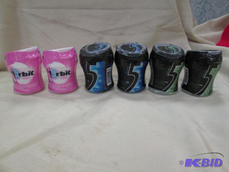 Qty 6 Wrigleys 5 Cobalt peppermint, tingling ...