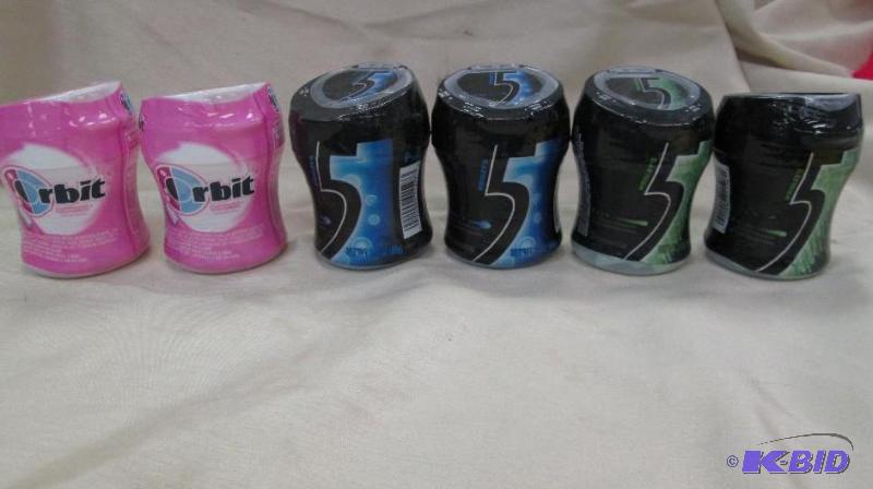 Qty 6 Wrigleys 5 Cobalt peppermint, tingling ...