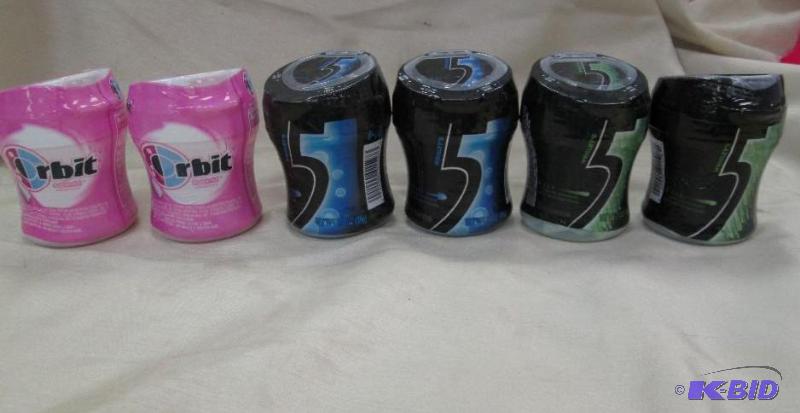 Qty 6 Wrigleys 5 Cobalt peppermint, tingling ...