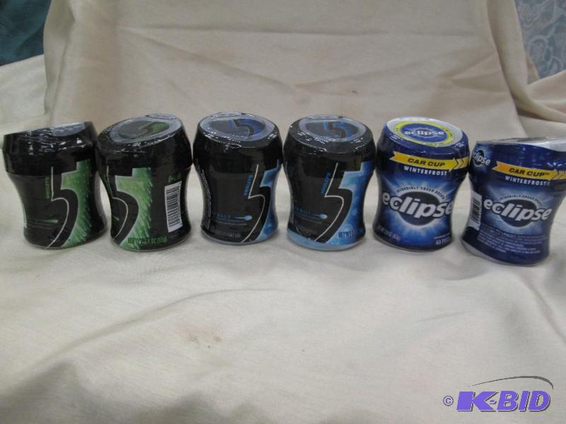 Qty 6 Wrigleys 5 Cobalt peppermint, tingling ...