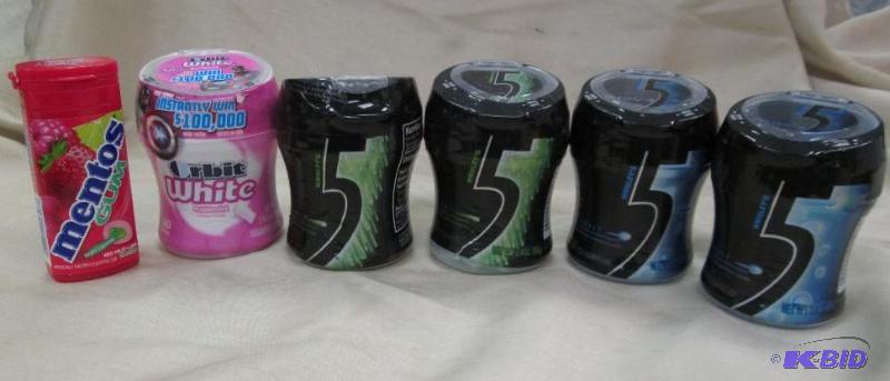 Qty 6 Wrigleys 5 Cobalt peppermint, tingling ...