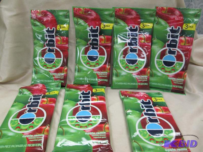 Qty 8 Orbit strawberry remix...