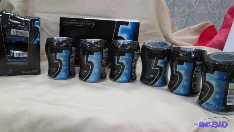 Qty 12 Wrigleys 5 Cobalt peppermint...