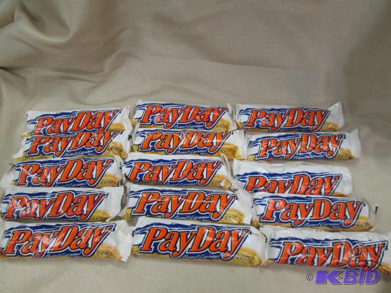 Qty 15 Payday Peanut caramel bar...
