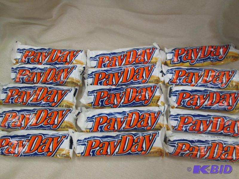 Qty 15 Payday Peanut caramel bar...
