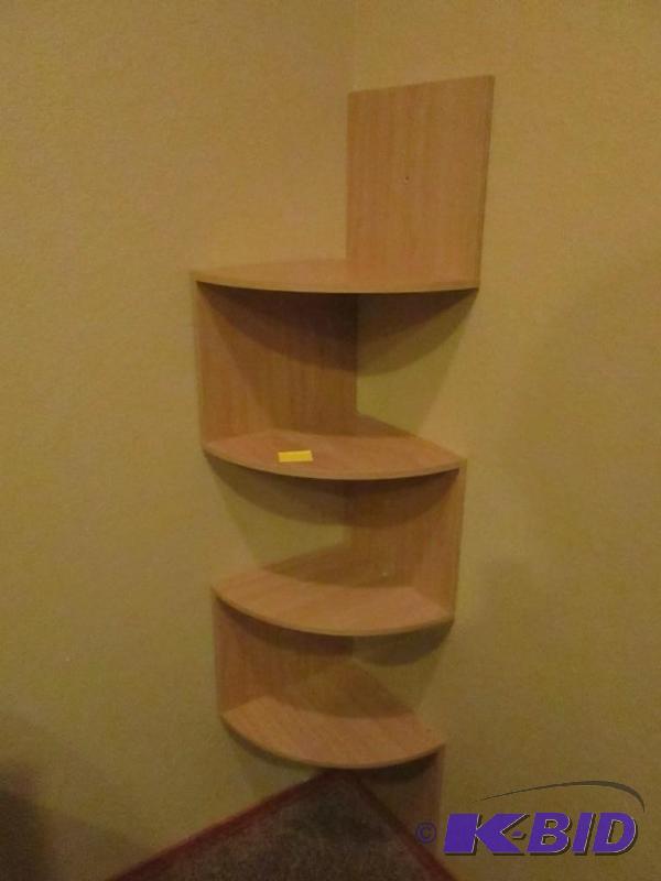 lot 42 image: Corner Shelving