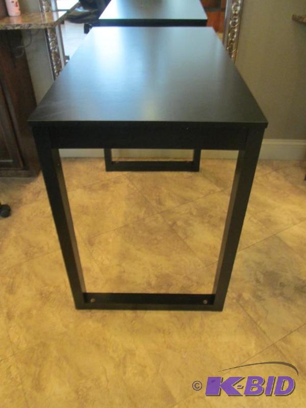lot 55 image: Black Wood Table