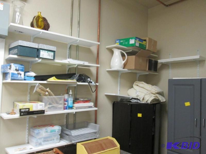 lot 59 image: White Shelving