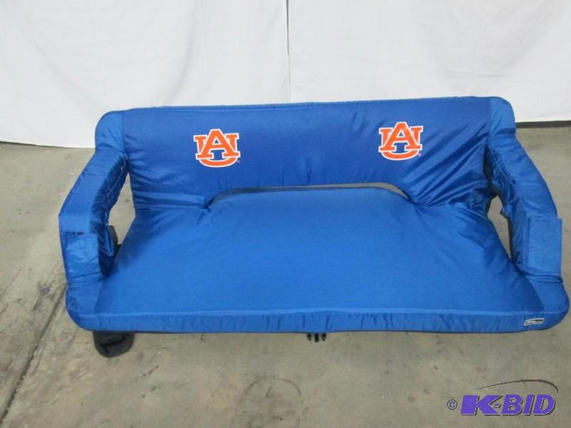 lot 27 image: Picnic Time Auburn Reclining Couch
