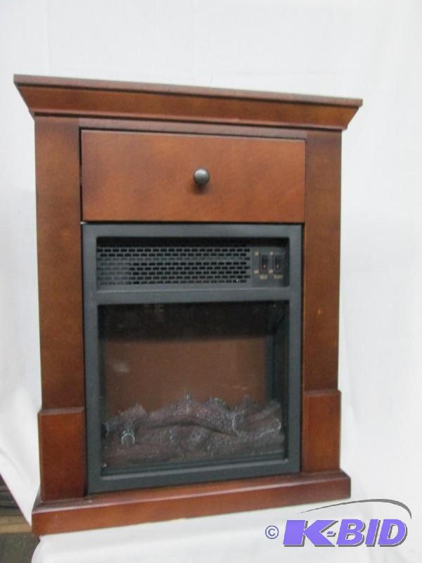 lot 28 image: Easton 1500 Watt Electric Fireplace