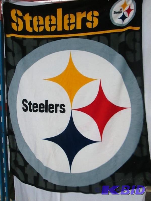 lot 46 image: NFL Microplush Throw - Steelers