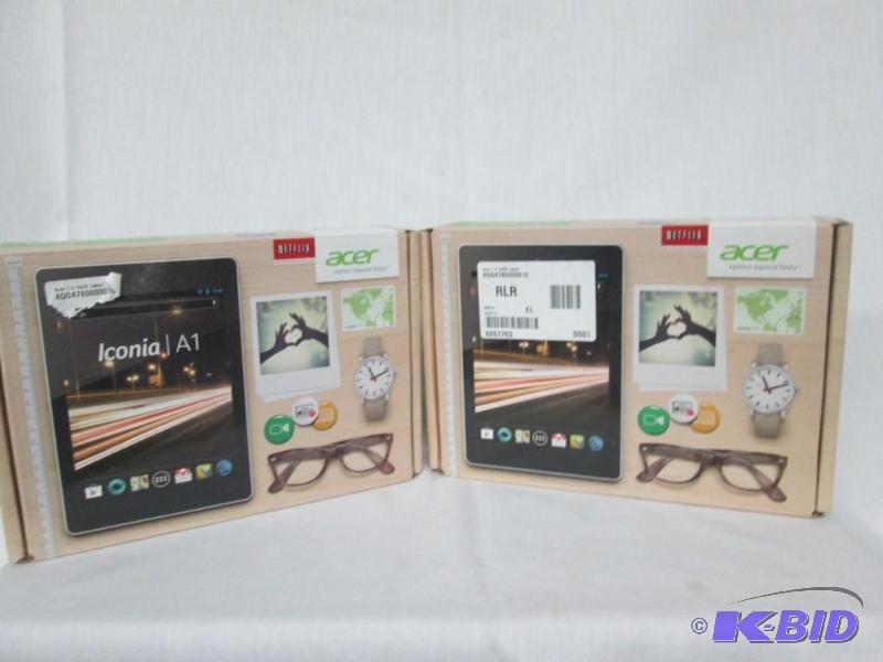 lot 51 image: (2) - Acer Iconia 7.9 16GB Android Tablets