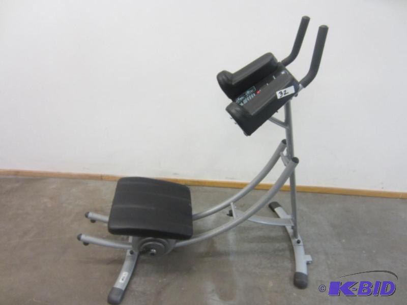 lot 32 image: Ab Coaster.  With add on weights