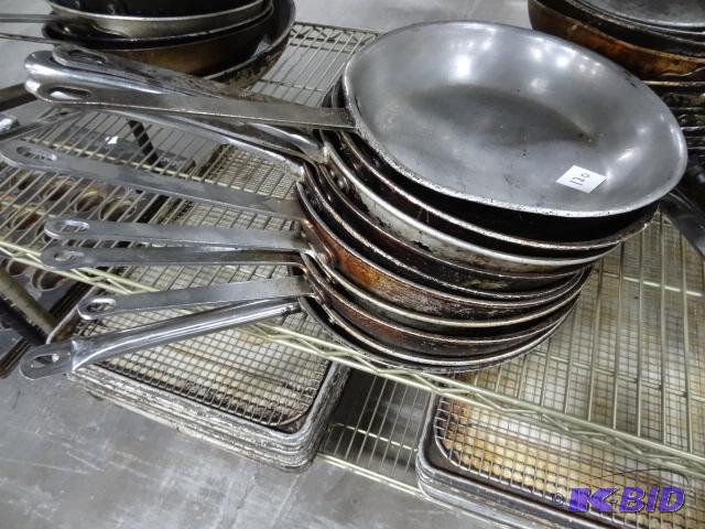 lot 120 image: 10" Sautee Pans Qty 10...
