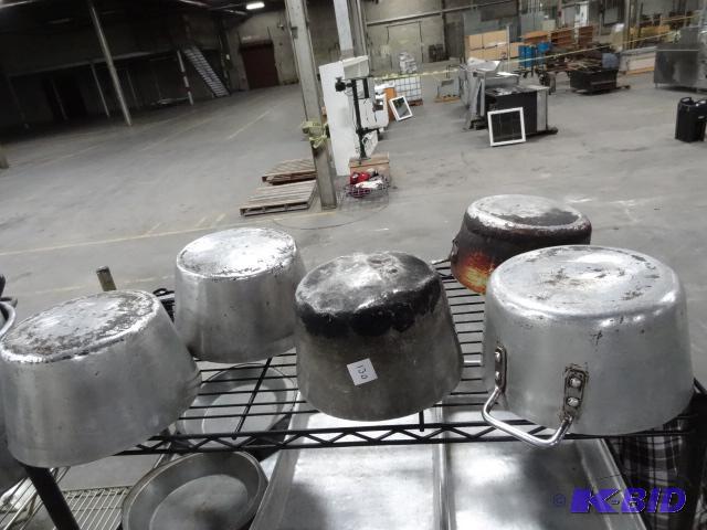 lot 130 image: 5 Cooking Pots...