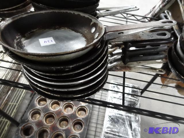 lot 134 image: 7" Sautee Pans Qty 8...