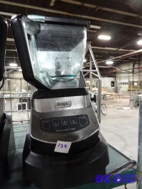 lot 138 image: Ninja Pro System 1100, Missing Blade....