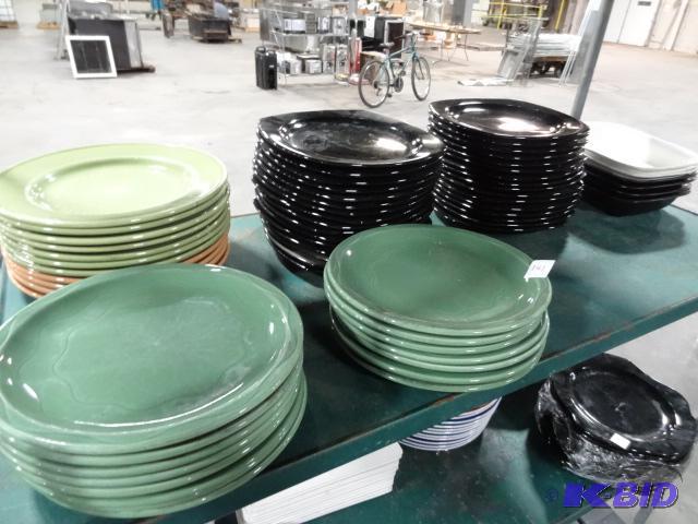 lot 141 image: 5 Stacks of Misc Plates...