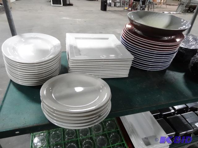 lot 142 image: 6 Stacks of Misc Plates...