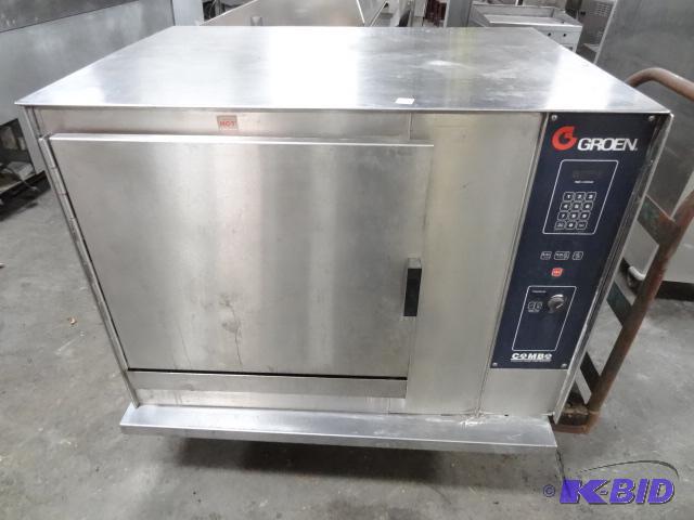 lot 154 image: Groen Combo Steamer Oven Model CC20-E 480 3 P...