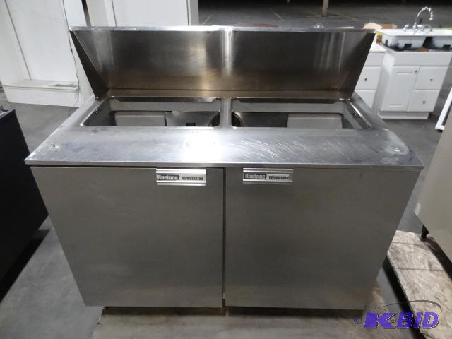 lot 169 image: Raetone Prep Refrigerator. 48 X 29 X 43. 110 ...