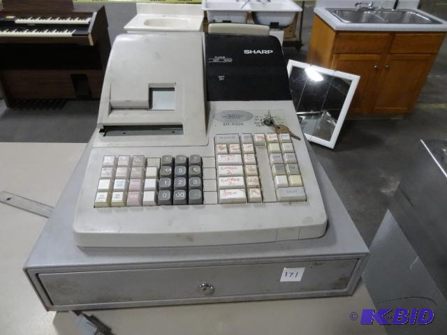 lot 171 image: Sharp Electronic Cash Register ER - A320...