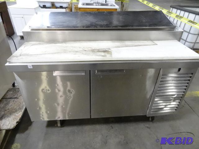 lot 172 image: Randell Refrigerated Prep Station on Wheels. ...