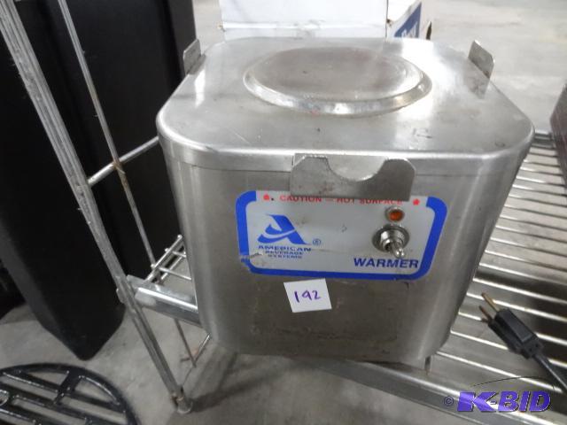 lot 192 image: American Beverage Coffee Warmer...