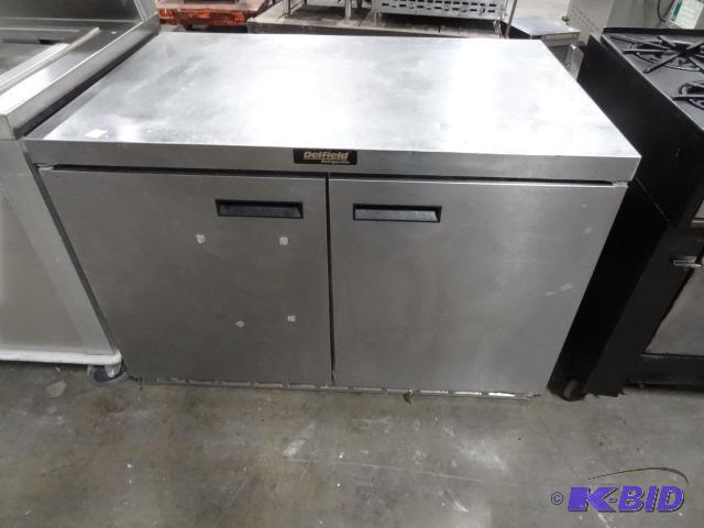 lot 51 image: Delfield Under Counter Fridge. 2 Doors. Model...