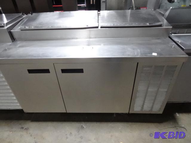 lot 82 image: Delfield Refrigerated Prep Station on Wheels....