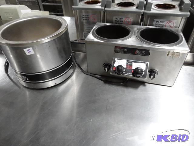 lot 85 image: 2 Soup Warmers. On the Double Unit, One Timer...