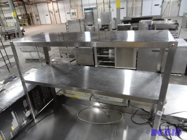 lot 86 image: Stainless Shelf. 44 X 15 X 32...