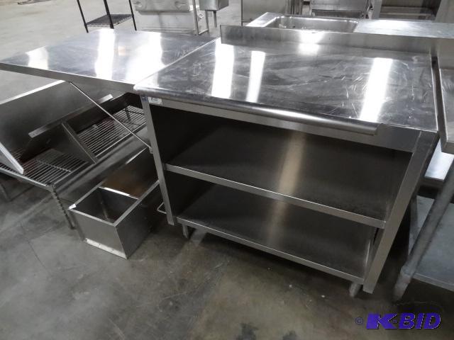 lot 89 image: Custom Prep Station. Fold Down Side fins. Tot...
