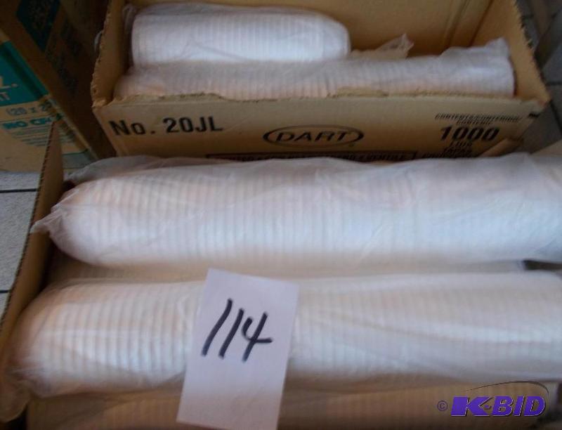 1 Lot of Styrofoam Serving Bowls Brand New...