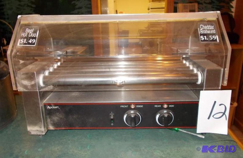 Adcraft Model RG-07 7 Roller Commercial Hot D...