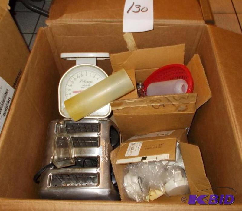 1 Lot of Assorted Kitchen Supplies Including ...