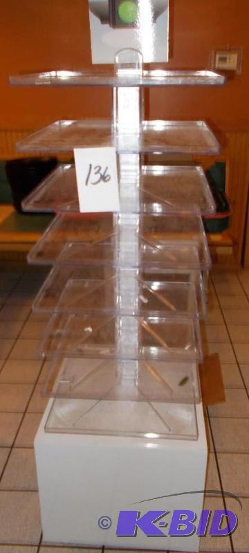 8 Shelf Retail Display Storage Rack In Good C...