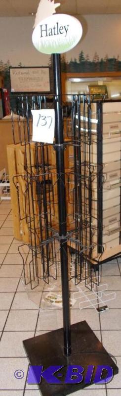 Revolving Retail PamphletCard Display Rack I...