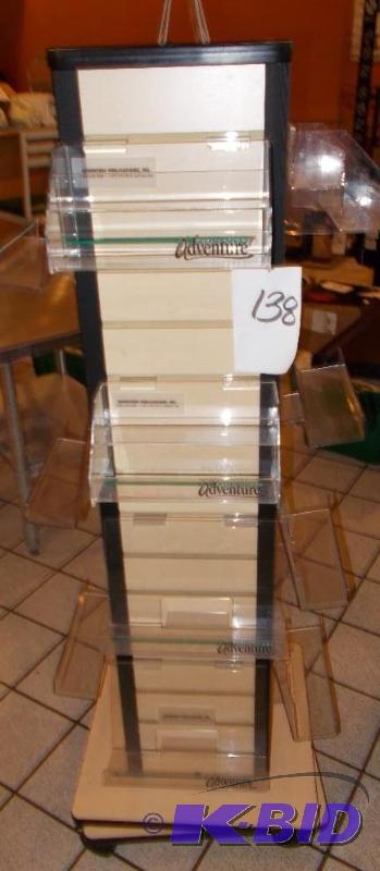 Revolving Retail PamphletCard Display Rack I...