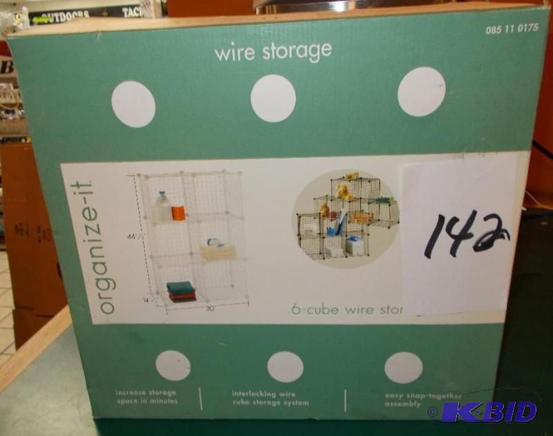 6 Cube Wire Storage Shelving Unit Brand New I...