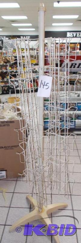 Revolving Retail Wire PampletCard Display Ra...